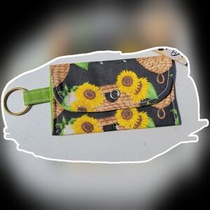 Sunflower Print Wallet